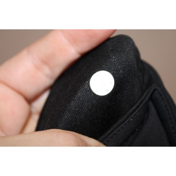 Lululemon size 6 black leggings tulip mesh side seam - Picture 6 of 6